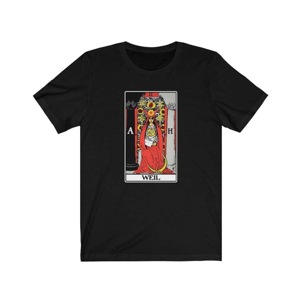 Simone Weil High Priestess Tarot Philosophy Tshirt